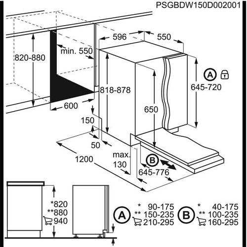 מדיח כלים אינטגרלי מלא Electrolux EEA17100L אלקטרולוקס - תמונה 12