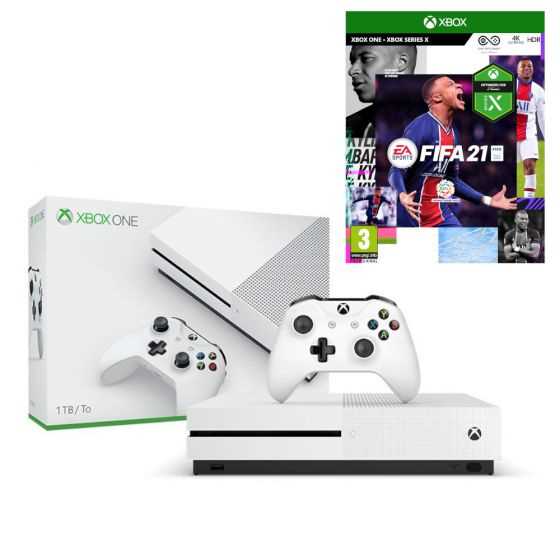 קונסולת Xbox One S 1TB Microsoft עם משחק FIFA 21 - תמונה 1