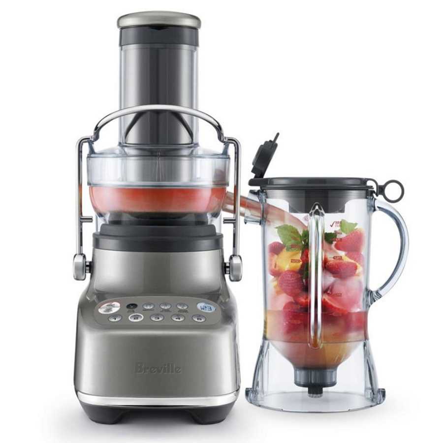 מסחטת מיץ 1000 וואט משולבת בלנדר Breville BJB615 ברוויל - תמונה 1 מסחטת מיץ 1000 וואט משולבת בלנדר Breville BJB615 ברוויל - תמונה 1
