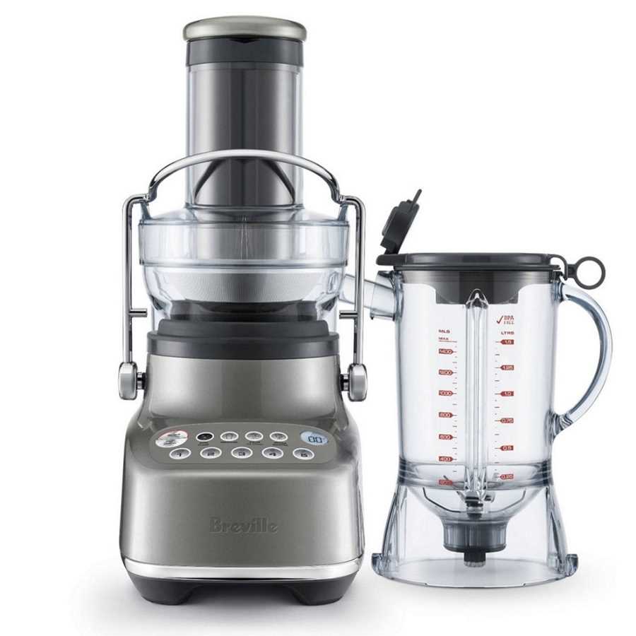 מסחטת מיץ 1000 וואט משולבת בלנדר Breville BJB615 ברוויל - תמונה 3 מסחטת מיץ 1000 וואט משולבת בלנדר Breville BJB615 ברוויל - תמונה 3