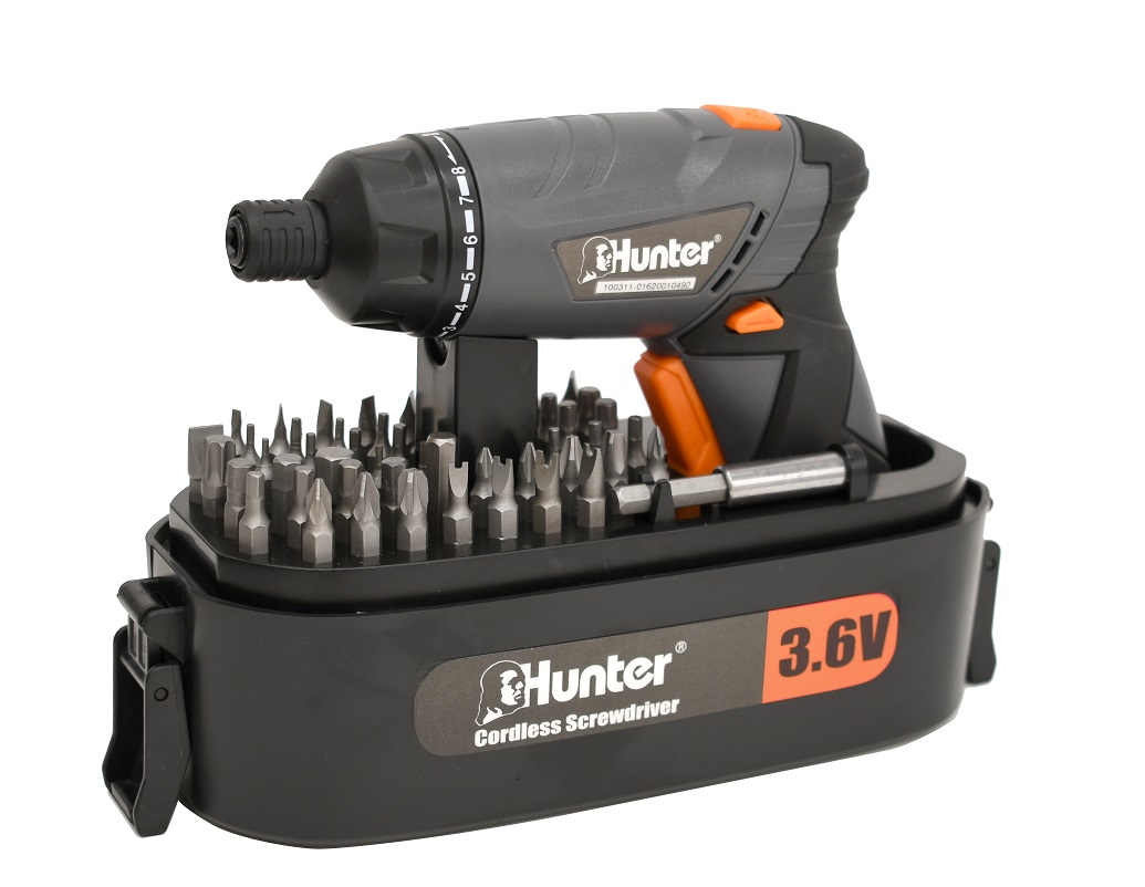 מברגה קומפקטית 3.6V סוללה ליתיום Hunter 100311-016 האנטר - תמונה 2 מברגה קומפקטית 3.6V סוללה ליתיום Hunter 100311-016 האנטר - תמונה 2