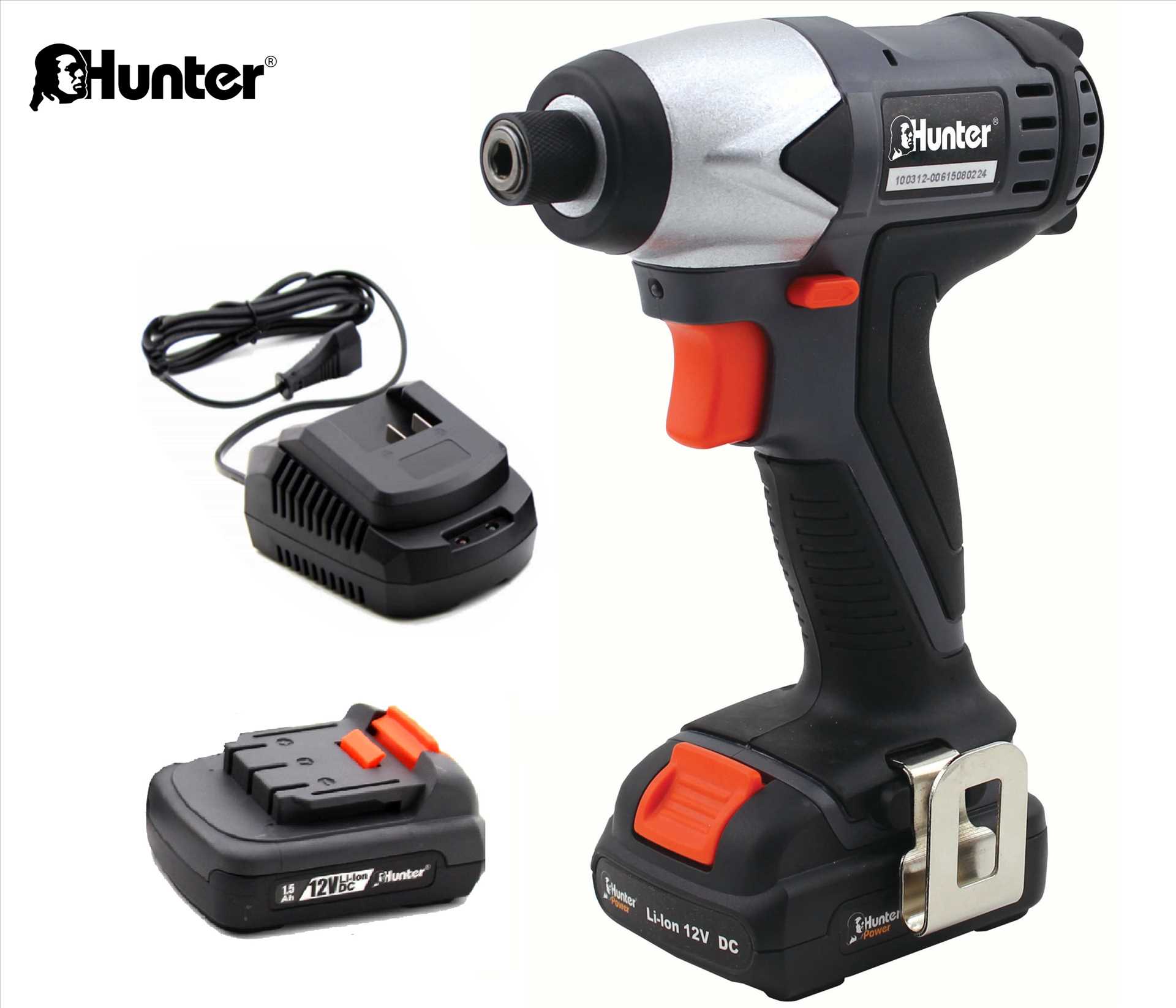 מברגת אימפקט ליתיום 12V עם  סוללה אחת Hunter 100312-006 האנטר - תמונה 1