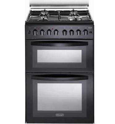 תנור משולב כיריים NDS1218N שחור Delonghi דה לונגי