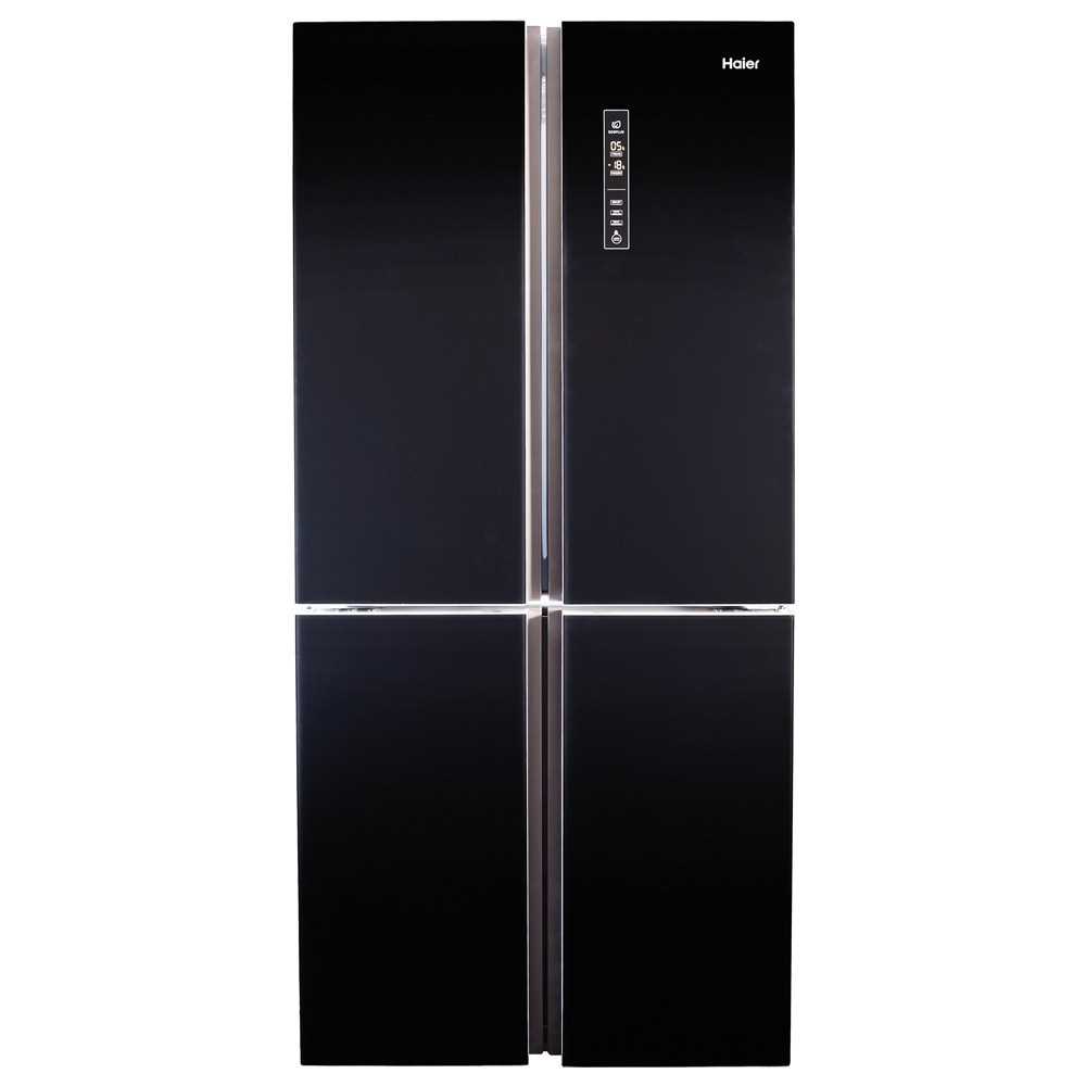 מקרר 4 דלתות 505 ליטר HRF4556FB זכוכית שחורה Haier האייר