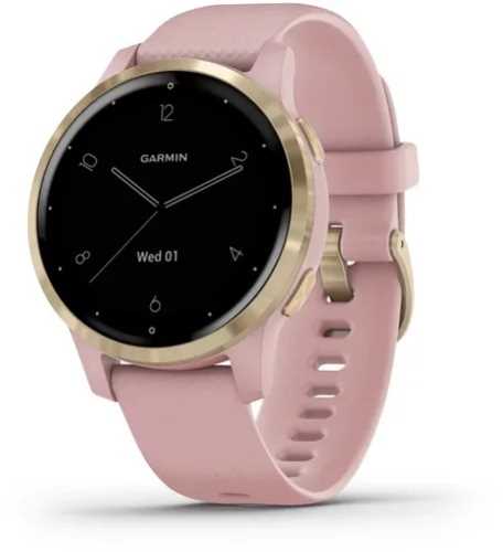 שעון ספורט חכם GARMIN דגם Dust Rose/Light Gold - vivoactive 4s