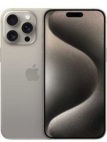 אייפון Apple iPhone 15 PRO MAX 256GB - אפור טיטניום טבעי