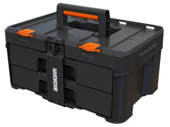 סט 2 מגירות KETER דגם WORX שחור / כתום