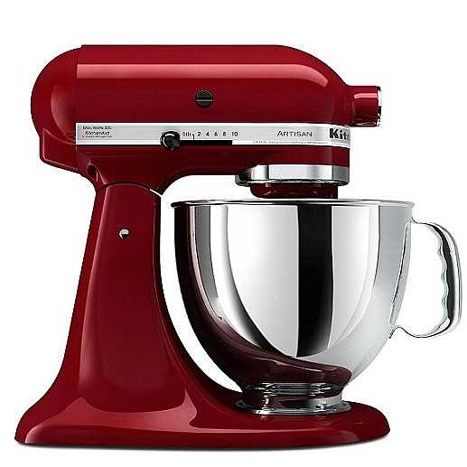 מיקסר מקצועי KitchenAid דגם KSM-150 אדום יין