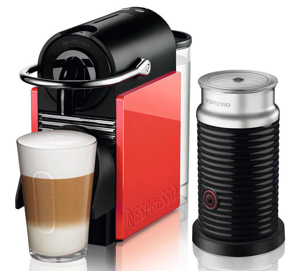 מכונת אספרסו Pixie Clips D60 כולל מקציף Nespresso נספרסו