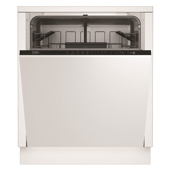 מדיח כלים רחב אינטגרלי 14 מע' כלים Beko DIN26410 בקו