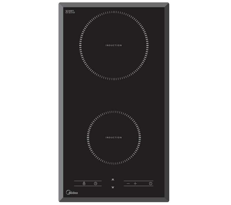 כיריים אינדוקציה 6555 MIDEA MC-ID351