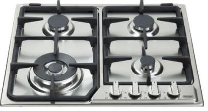 כיריים גז 60 טורבו Delonghi NDG-69X נירוסטה דלונגי