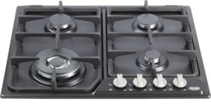 כיריים גז 60 טורבו Delonghi NDG-69AN שחור פחם דלונגי