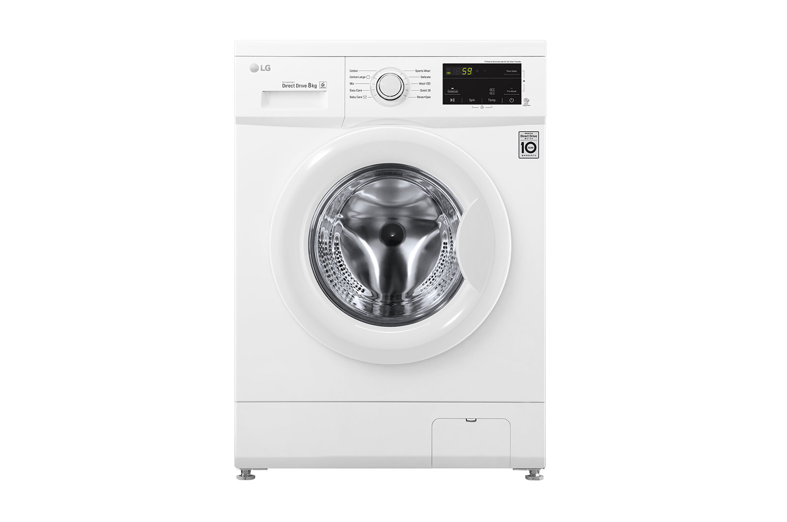 מכונת כביסה 8 קג F0882W LG עד 1200 סלד