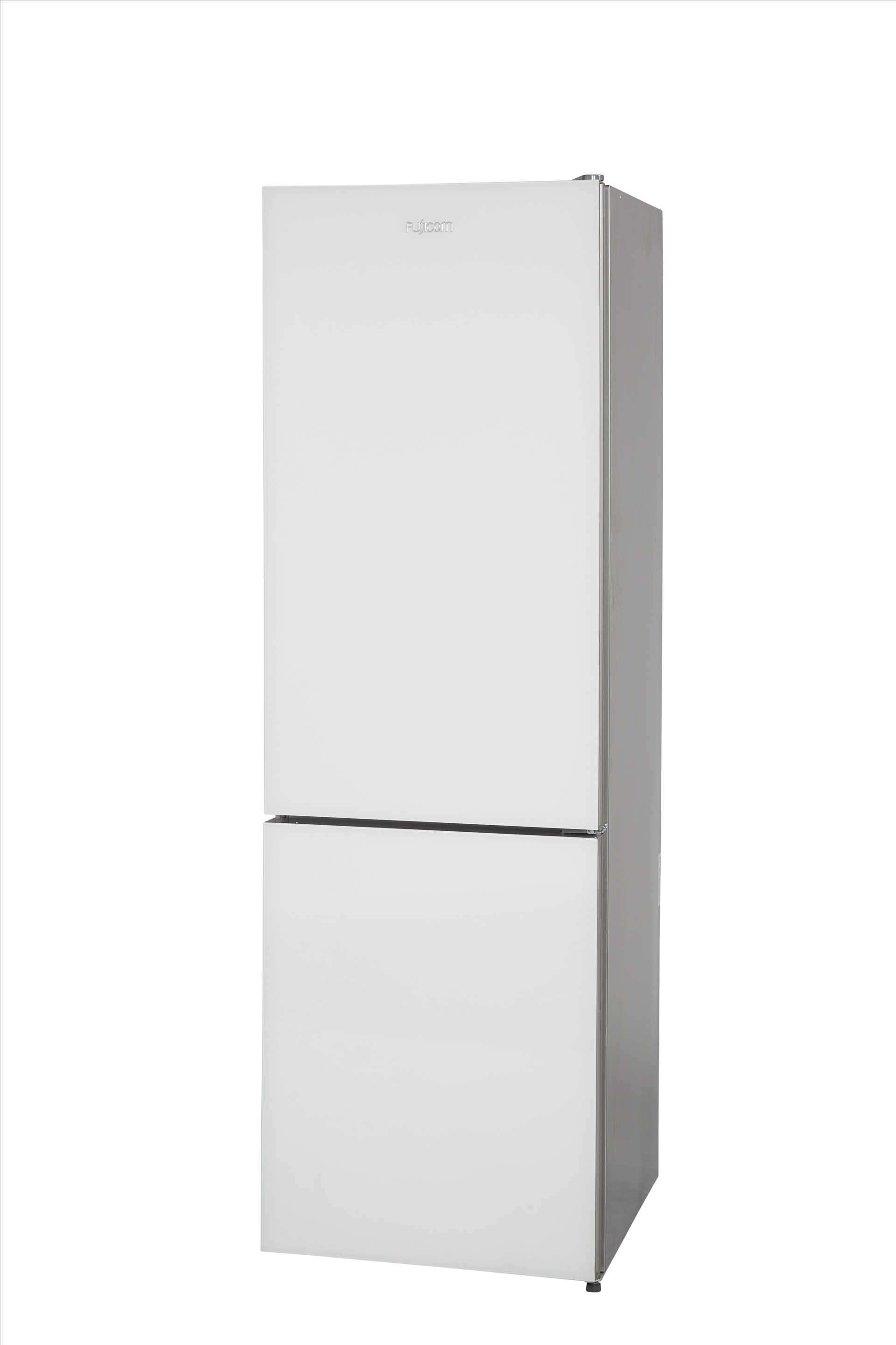 מקרר מקפיא תחתון 341 ליטר Fujicom FJ-NF370W זכוכית לבנה פוג'יקום