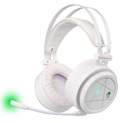 אוזניות גיימינג Platinum לבן דגם GPDRA-PLATWH