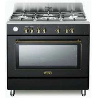 תנור משולב כיריים 5 להבות Delonghi NDS952AN דה לונגי