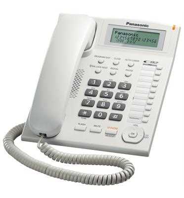 טלפון שולחני Panasonic KX-TS880MXW פנסוניק