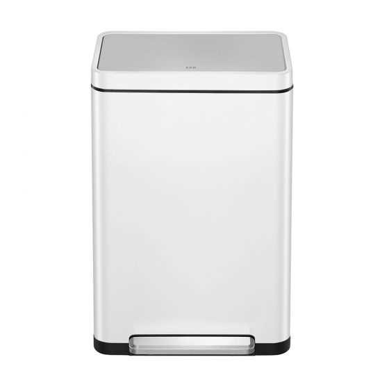 פח רגלית מעוצב אנטיבקטריאלי X-CUBE 45L לבן EKO אקו