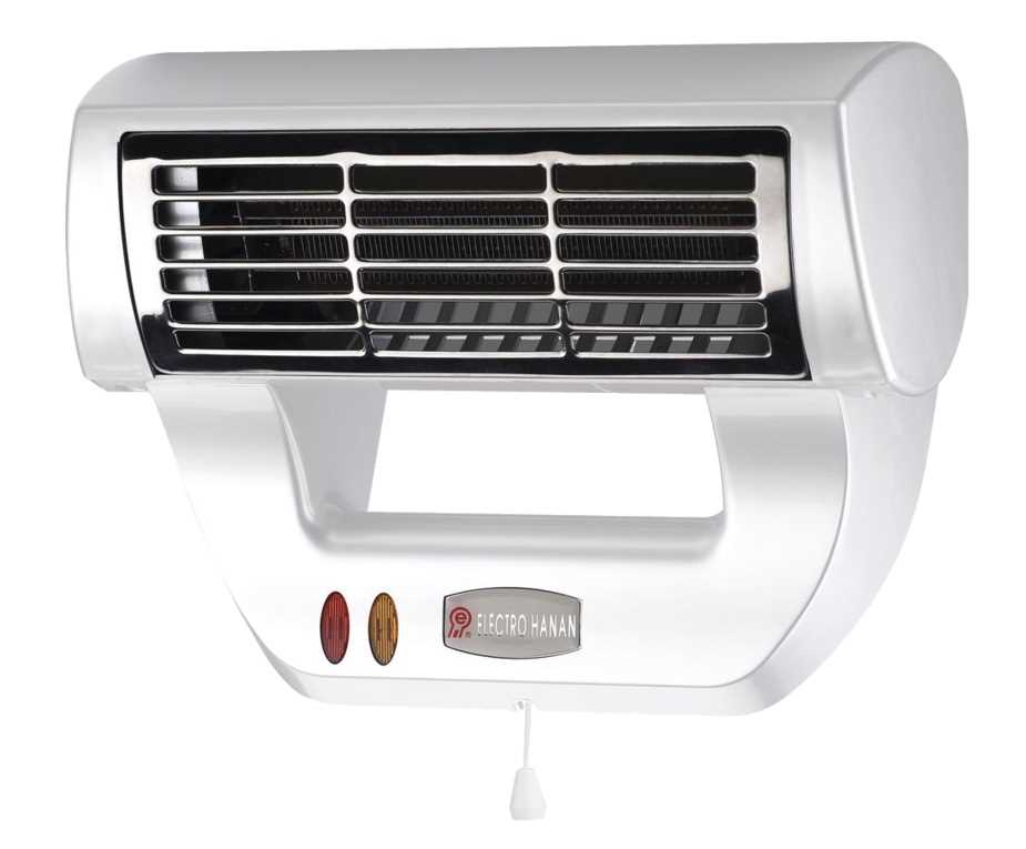 מפזר חום לאמבטיה 2600W טורבו לבן דגם el-21W מבית אלקטרו חנן