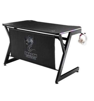שולחן גיימינג מקצועי בעל תאורת LED דגם T7 RGB מבית DRAGON
