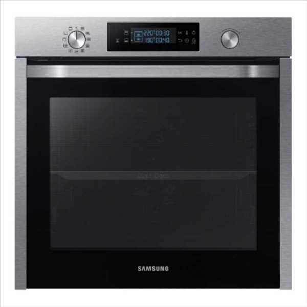 תנור בנוי פירוליטי 75 ליטר נירוסטה Samsung NV75K5571RS Dual Cooking סמסונג