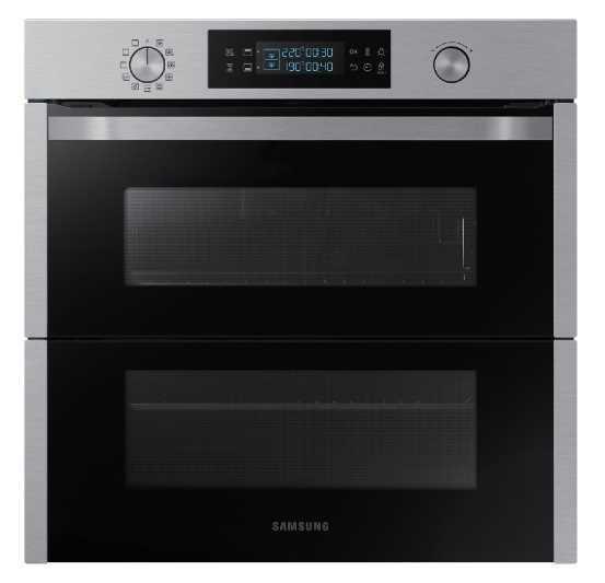 תנור בנוי פירוליטי 75 ליטר נירוסטה Samsung NV75N5671RS Dual Cook Flex סמסונג