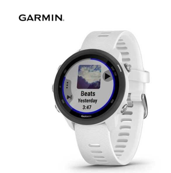 שעון ספורט חכם GARMIN דגם Forerunner 245 Music - שחור\לבן