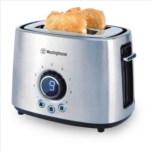 מצנם דיגיטלי 2 פרוסות כולל מתקן קרואסונים Westinghouse דגם WKTTA-1018 ווסטינגהאוס