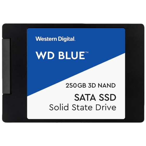 כונן פנימי Western Digital Blue 3D NAND WDS250G2B0A 250GB 2.5" SSD