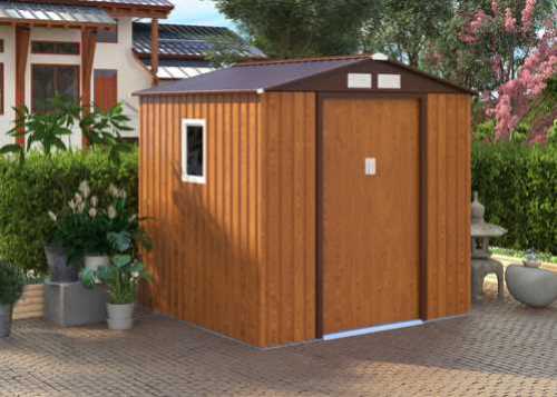 מחסן מתכת פרמיום דגם W98 מידות 2.77X2.55 מבית EverGreen SHED