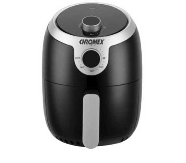 סיר טיגון ללא שמן בגוון שחור CHROMEX דגם AF716B