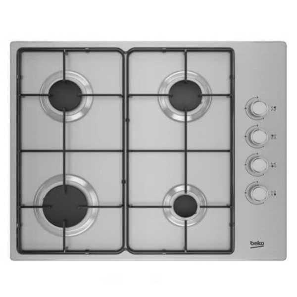 כיריים גז נירוסטה מוברשת Beko HIGG64124SX בקו