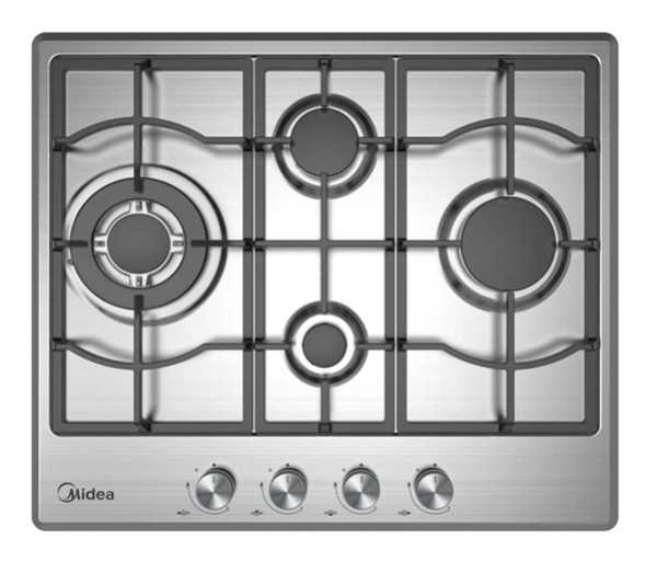 כיריים גז נירוסטה Midea 60G40ME097 6732 מידאה