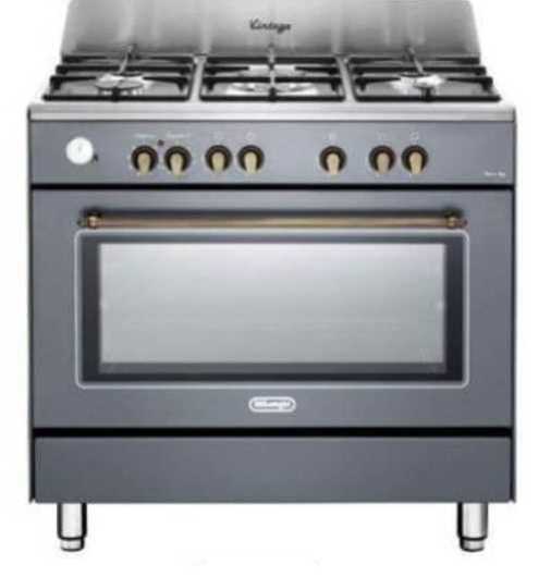 תנור משולב 90 ס"מ משולב כיריים Delonghi NDS953G דלונגי - אפור