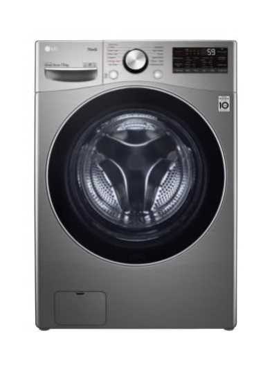 מכונת כביסה LG פתח חזית 15ק' כסופה דגם F-015TOPBD אל ג'י