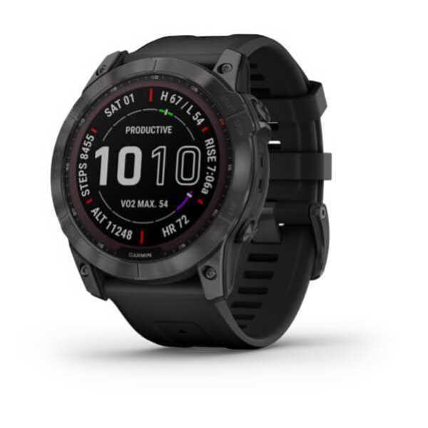 שעון ספורט חכם GARMIN דגם fenix 7X Sapphire Solar Titanium גרמין