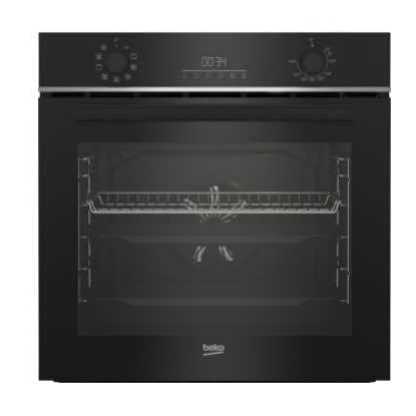 תנור בנוי BEKO זכוכית שחורה דגם BBIM13300X בקו 