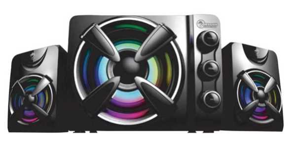 רמקולים RGB SPEAKERS DRAGON דגם GPDRA-SP21 2.1  