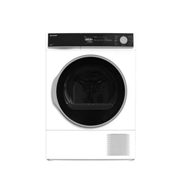 מייבש כביסה 9 ק"ג קונדנסור+חיישנים HEAT PUMP דגם KD-HP92LW שארפ 
