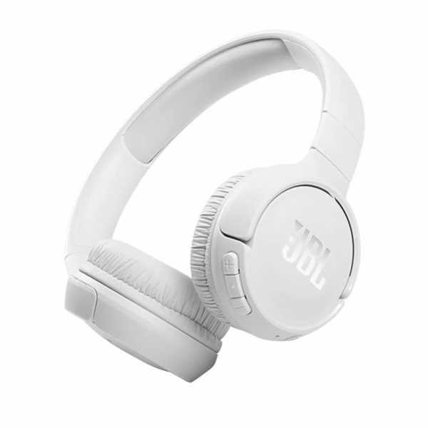 אוזניות JBL Bluetooth דגם TUNE 570BT - לבן