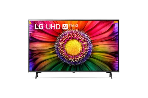 טלוויזיה חכמה 43 אינץ' ברזולוציית 4K LG UHD דגם: 43UR80006LJ