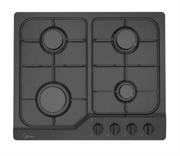 כיריים 4 להבות שחור MIDEA 6728 דגם 60SJ401 מידאה