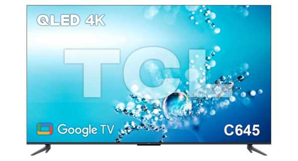 מסך 55" TCL SMART 4K QLED דגם 55C645 טי.סי.אל