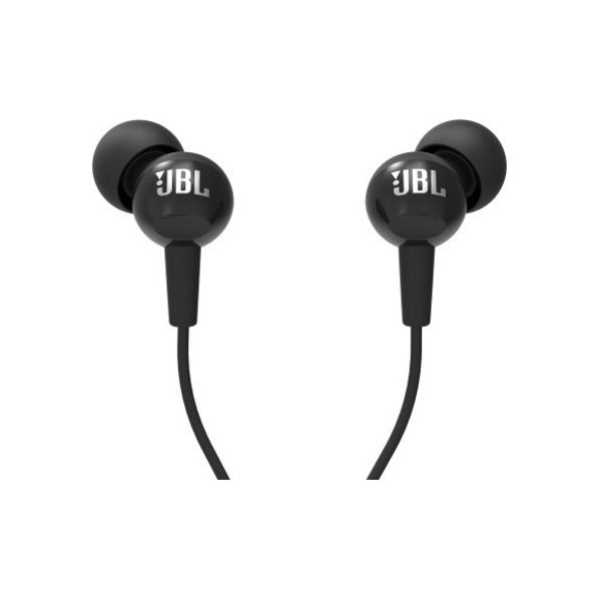 אוזניות IN EAR JBL עם מיקרופון דגם C100SIU שחור