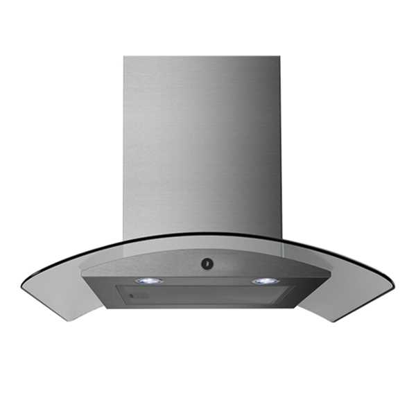 קולט אדים צמוד קיר זכוכית MIDEA דגם 60V71 6576 נירוסטה מידאה