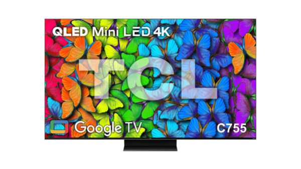 מסך "55 TCL QLED MINI LED 4K SMART דגם 55C755 טי סי אל