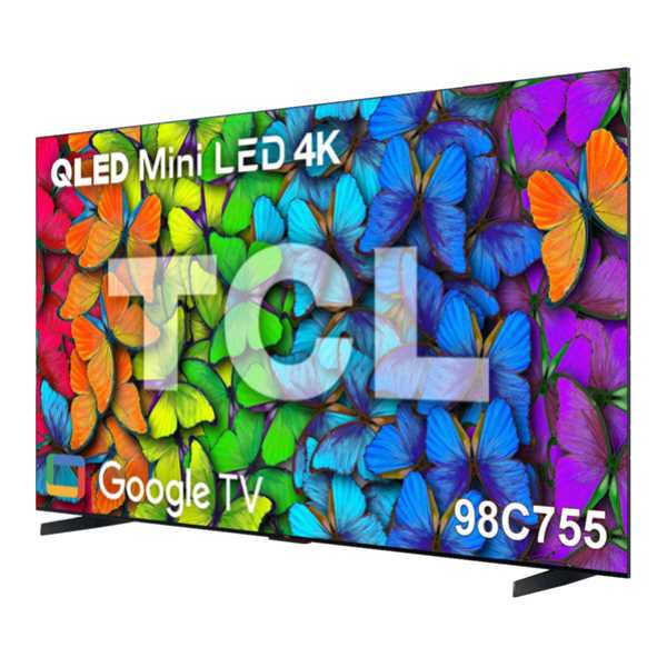 מסך "98 TCL QLED MINI LED 4K SMART דגם 98C755 טי סי אל