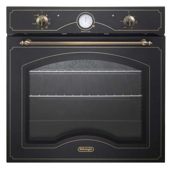 תנור בנוי כפרי שחור פחם DELONGHI דגם CM9LAN-IL דלונגי