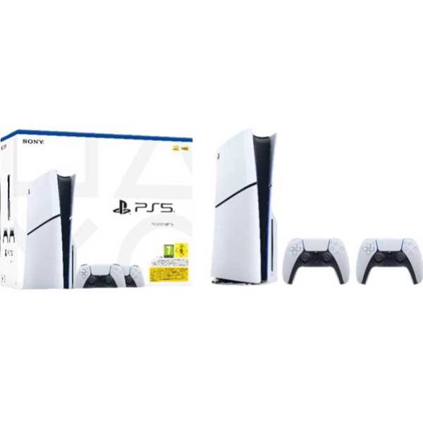 קונסולה Sony Playstation 5 Slim 1TB Blu-Ray - כולל שלט נוסף במארז